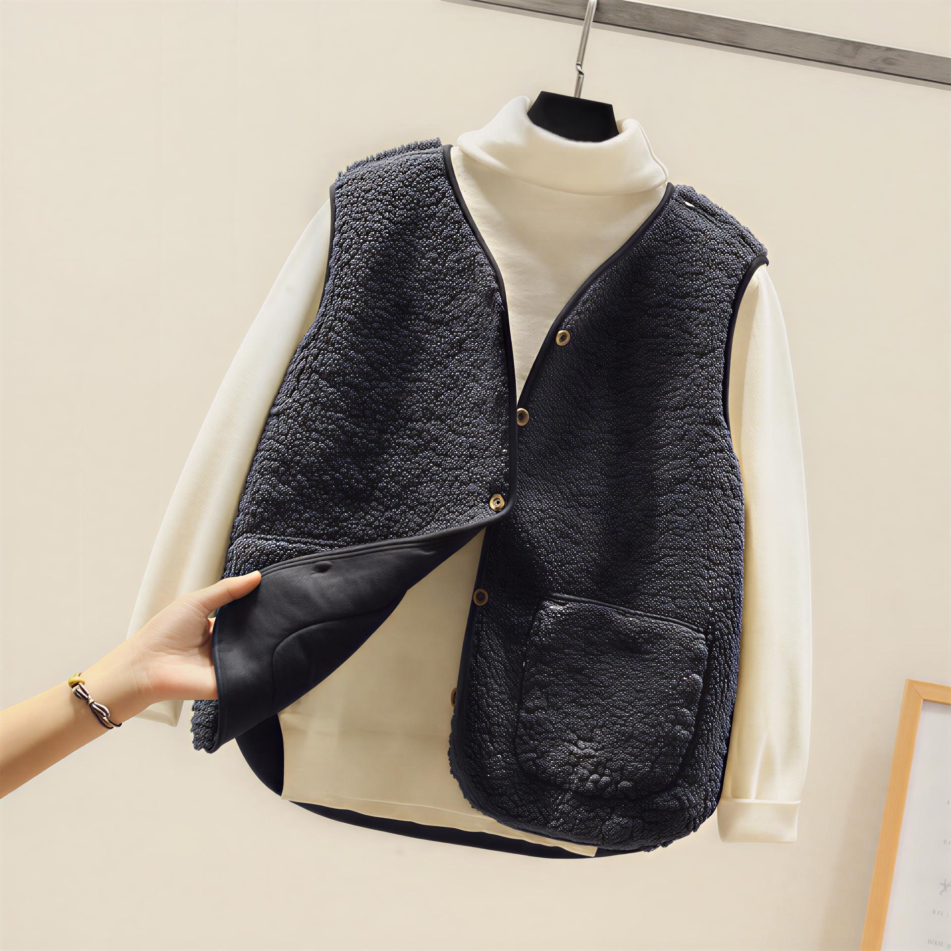 Nordic Parka - Long Teddy-Fleece Gilet Bruin