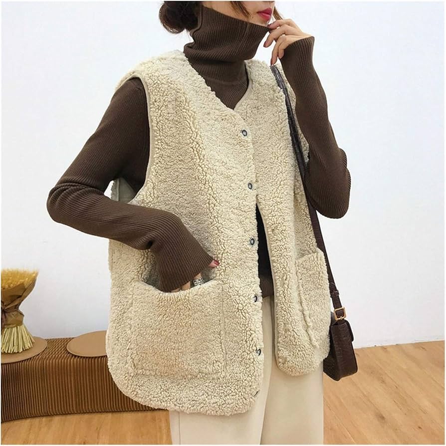 Nordic Parka - Long Teddy-Fleece Gilet Bruin